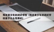 叛逆青少年封闭式学校（叛逆青少年封闭式学校属于什么性质的）