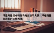 泽连斯基任命新任乌克兰驻华大使（泽连斯基任命新的驻华大使）