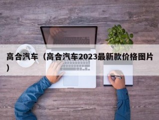 高合汽车（高合汽车2023最新款价格图片）