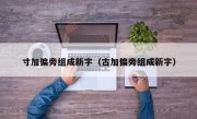 寸加偏旁组成新字（古加偏旁组成新字）