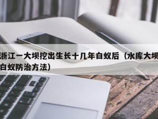 浙江一大坝挖出生长十几年白蚁后（水库大坝白蚁防治方法）