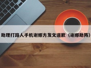 助理打路人手机谢娜方发文道歉（谢娜助阵）