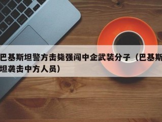 巴基斯坦警方击毙强闯中企武装分子（巴基斯坦袭击中方人员）