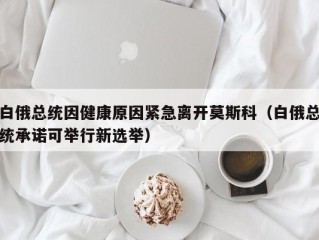 白俄总统因健康原因紧急离开莫斯科（白俄总统承诺可举行新选举）