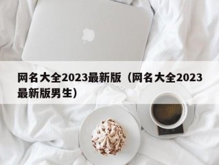 网名大全2023最新版（网名大全2023最新版男生）