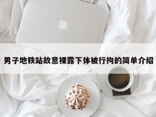 男子地铁站故意裸露下体被行拘的简单介绍