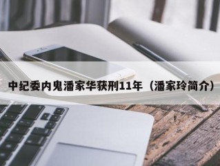 中纪委内鬼潘家华获刑11年（潘家玲简介）