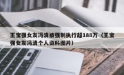 王宝强女友冯清被强制执行超188万（王宝强女友冯清个人资料图片）