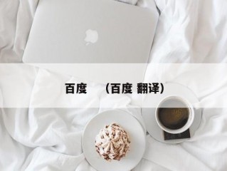 百度　（百度 翻译）