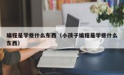 编程是学些什么东西（小孩子编程是学些什么东西）