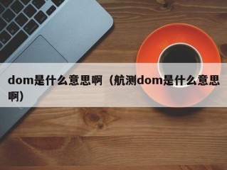 dom是什么意思啊（航测dom是什么意思啊）