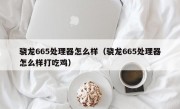 骁龙665处理器怎么样（骁龙665处理器怎么样打吃鸡）