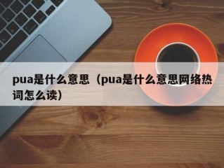 pua是什么意思（pua是什么意思网络热词怎么读）