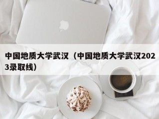 中国地质大学武汉（中国地质大学武汉2023录取线）