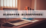 杏仁的功效与作用（杏仁的功效与作用害处）