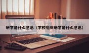 研学是什么意思（学校组织研学是什么意思）