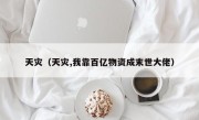 天灾（天灾,我靠百亿物资成末世大佬）