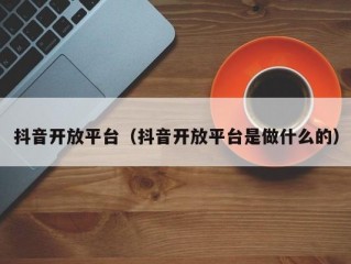 抖音开放平台（抖音开放平台是做什么的）