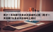 男子一天狂刷7大景点次日准时上班（男子一天狂刷7大景点次日准时上班8）