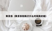 黄圣依（黄圣依和杨子什么时候离的婚）